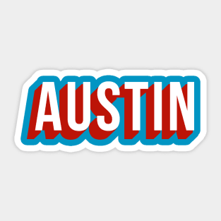 Austin Texas Classic Sticker